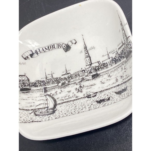 Vintage Royal Porzellan Bavaria KPM Germany Hamburg White Dish - Picture 8 of 10